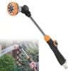 47cm Water Sprayer Nozzle Long Rod Garden Sprinkler with Adjustable Head 8 Spray Modes High Pressure Irrigation Hose Nozzle 1
