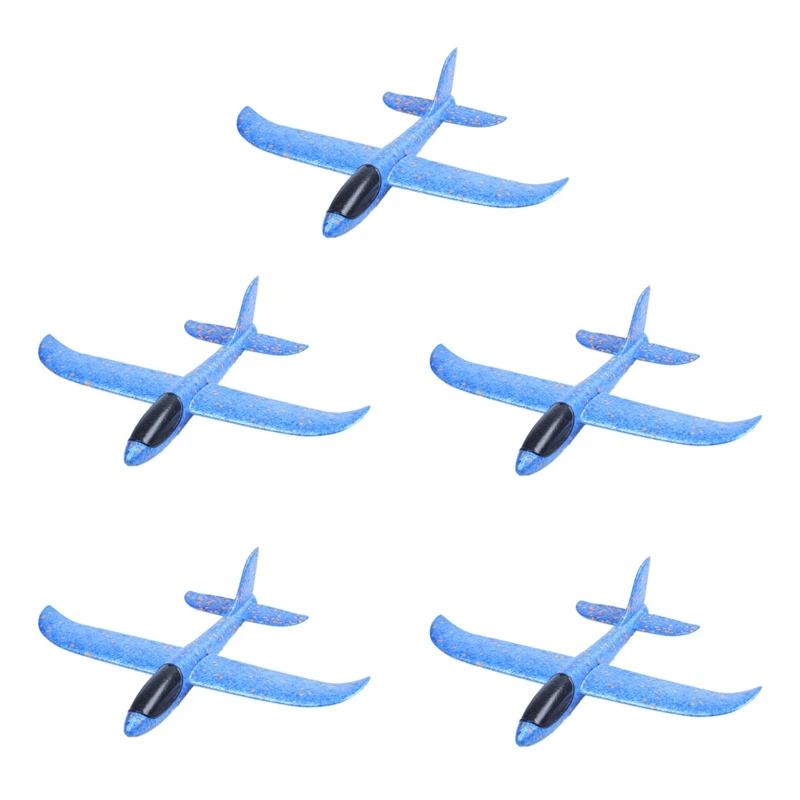 

5Pcs EPP Foam Hand Throw Airplane Outdoor Launch Glider Plane Kids Gift Toy 34.5 X 32 X 7.8Cm Interesting Toys