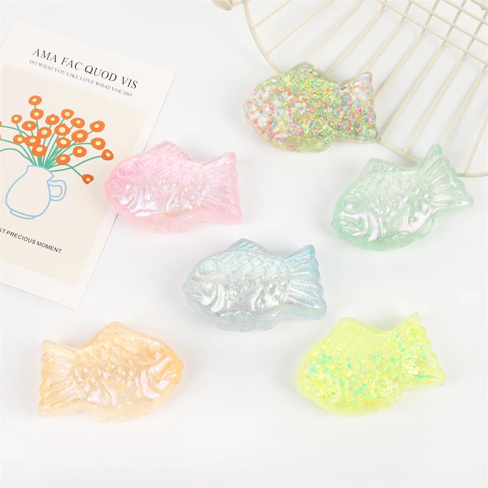 

Новинка, игрушки для декомпрессии с изображением карпа из солода и сахара, милые животные, творческие игрушки для декомпрессии для детей и взрослых