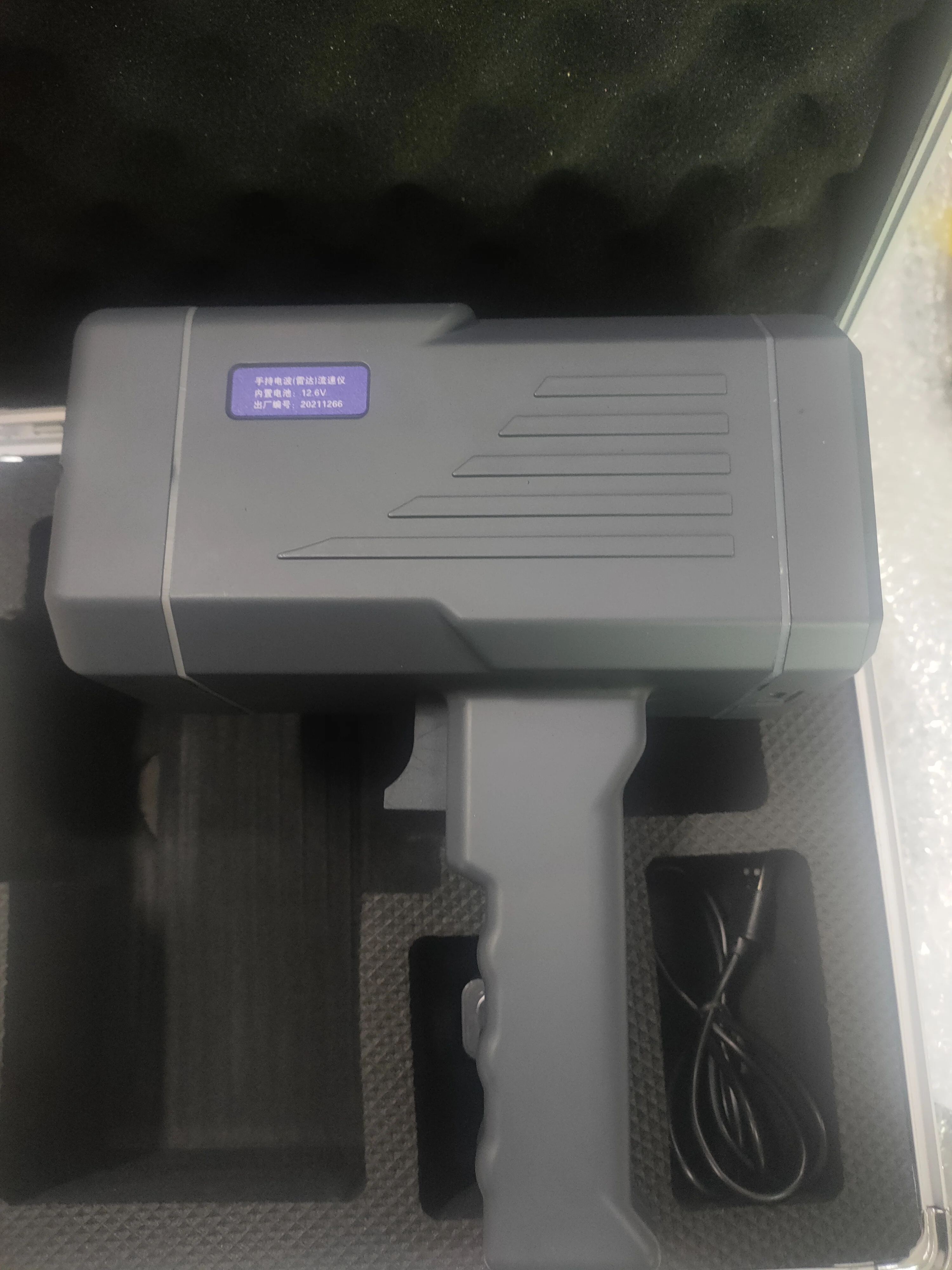 Handheld Portable Open Channel Radar River Water Flow Rate Sensor SURFACE VELOCI
