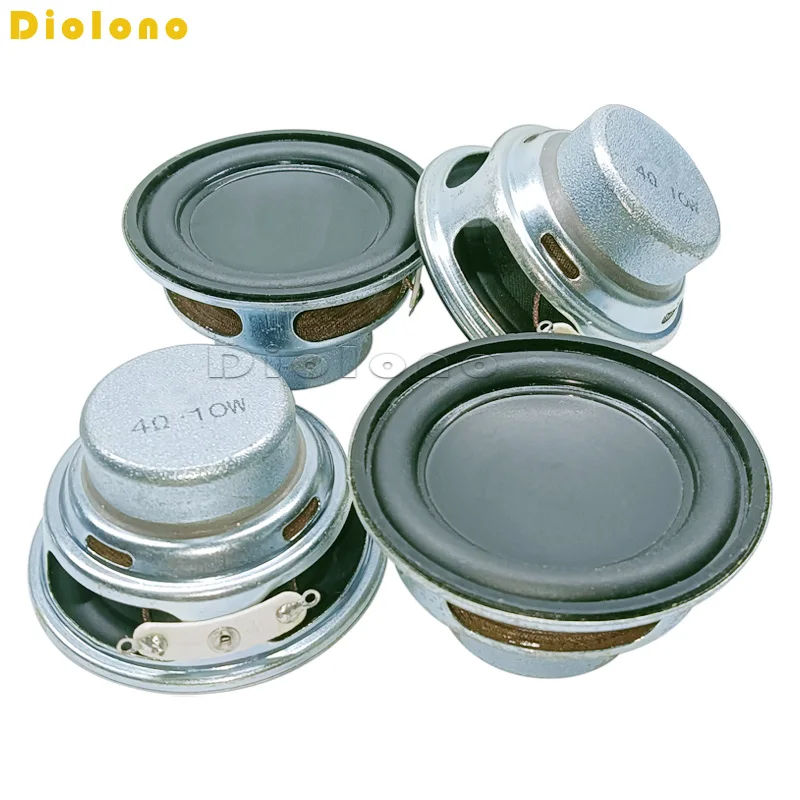 4 Ohm10W Loudspeaker 52MM 2Inch 28MM Internal Dual Magnetic Good bass for Bluetooth audio amplifier Wooden box Speaker