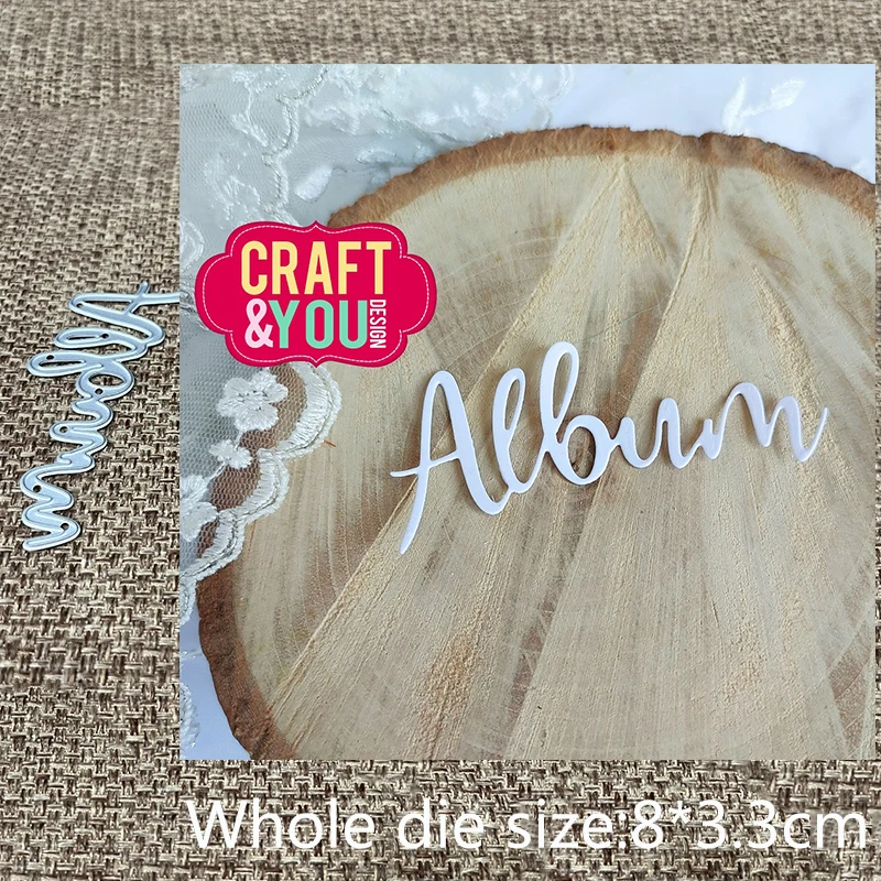 Set 2 Fustelle Metallo Per Scrapbooking - Stencil Per Buste E Carte Decorative