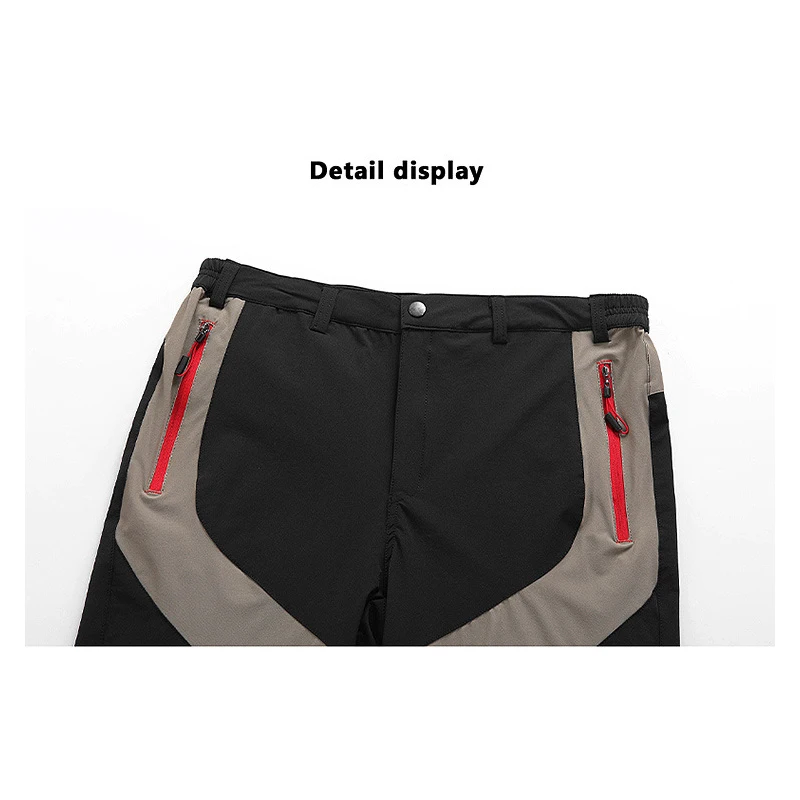 Men's Outdoor Pants Hiking Camping Spring Breathable Elastic Casual Quick Drying Color Sports Fishing Trousers Trekking