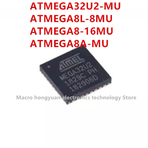 

10adet ATMEGA8A-MU ATMEGA8-16MU ATMEGA8L-8MU ATMEGA32U2-MU ATMEGA8A ATMEGA8 ATMEGA8L ATMEGA32U ATMEGA IC MCU Chip VQFN-32