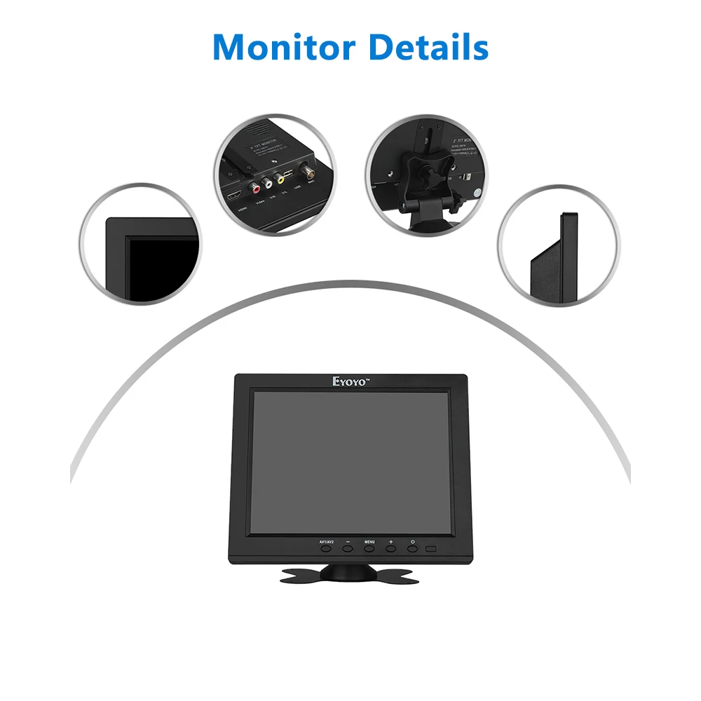 monitor 800x600 resolução vag display com entradas