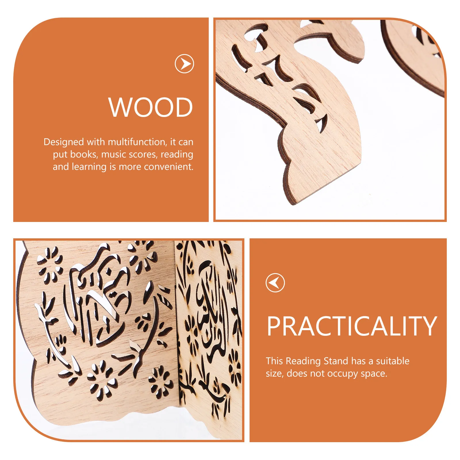 나무 성경 책꽂이 데스크탑 독서대 쿠란 전시대 테이블북 홀더 가정 사무실 사원 성가대용