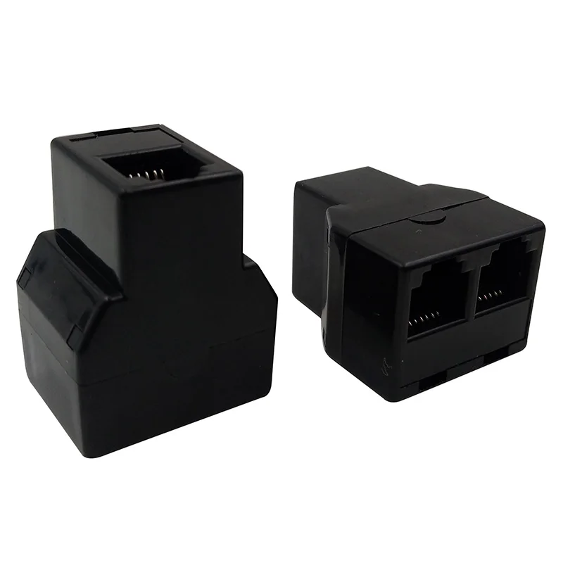 Divisor do Cabo do Telefone Acoplador de Vias Apropriado para o Telefone Rj12 6p6c Pcs - Imagem 6