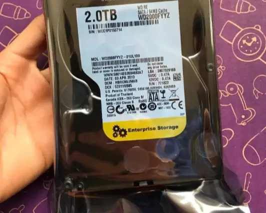 For WD2000FYYZ 2T 7 2K 64M SATA3 hard disk