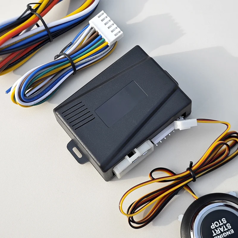 GDQGDL 12V 24V Universal Engine Start/Stop One Button Start Original High Quality Low Power Consumption Car Alarm Anti-Hijacking