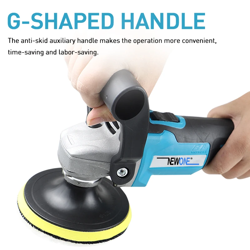 NEWONE 18V Polisher/ Car Polishing Machine Compatible for Makita 18V Battery Polishing Tool Sander Buffing Waxing Machine M14 4