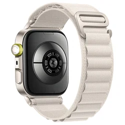 Alpine Nylon Loop Strap: Breathable Smart Wristband Bracelet - Huawei Fit 4 Pro (Starlight A)