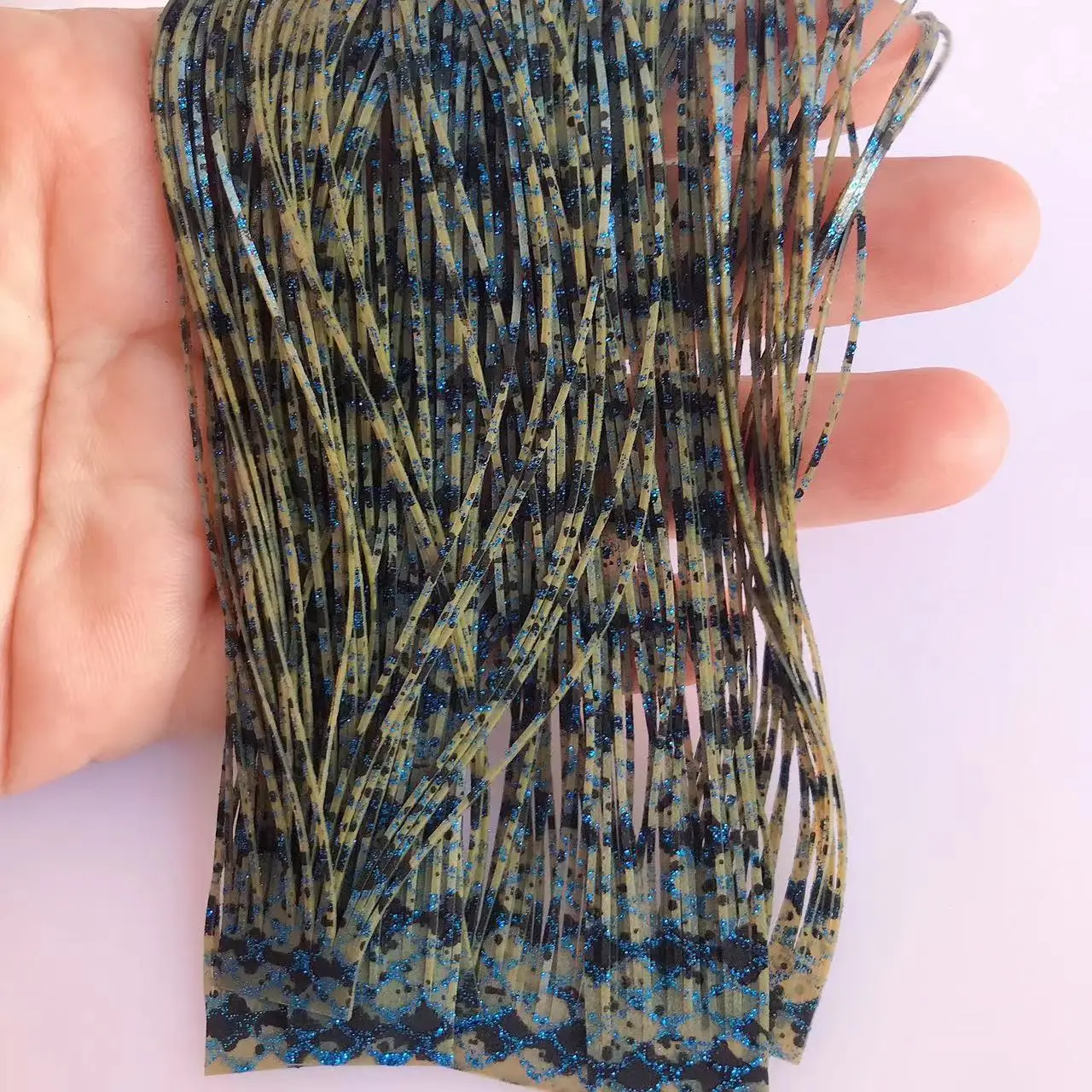 Kit 12 Saia Silicone Isca Spinnerbait Traira Bass TucunarÃ