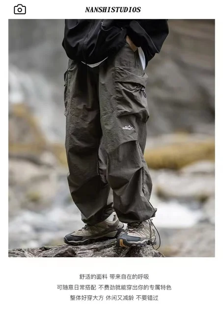 Herren Cargohose Outdoor - Baumwolle Elastische Taille Casual Hose