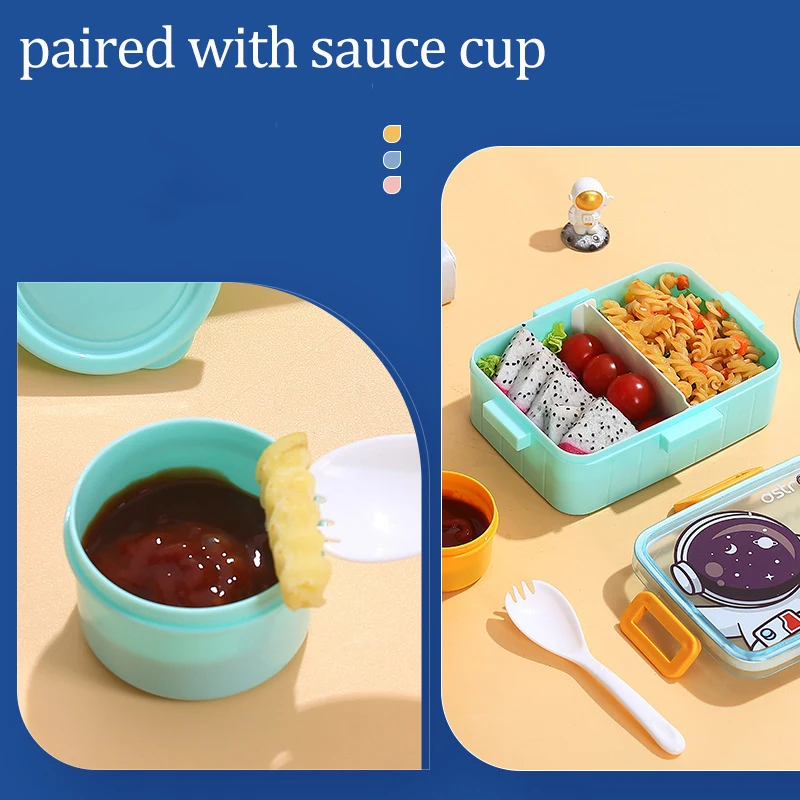 Cute Lunch Box for Kids Girls Boys With Compartments Bento Lunchbox School Child Leakproof Children's Food Snack Boxes New 2025 - 5