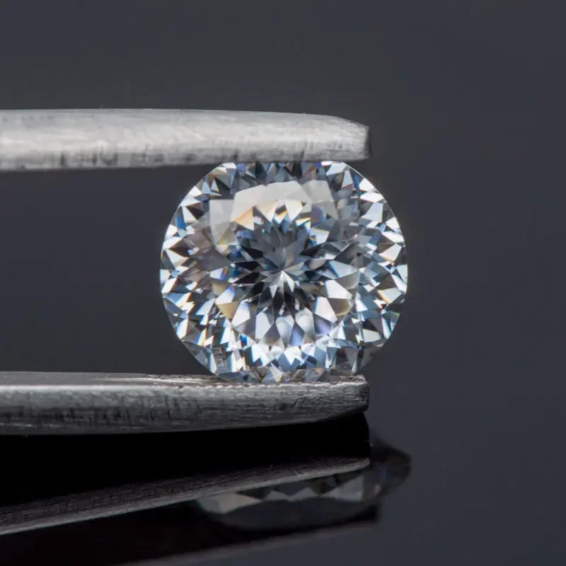 

GRA Certificate Moissanite Loose 100 Faceed Cut Wholesale 1.0-5.0ct Gemstones D Color for Charms Jewelry Making Materials