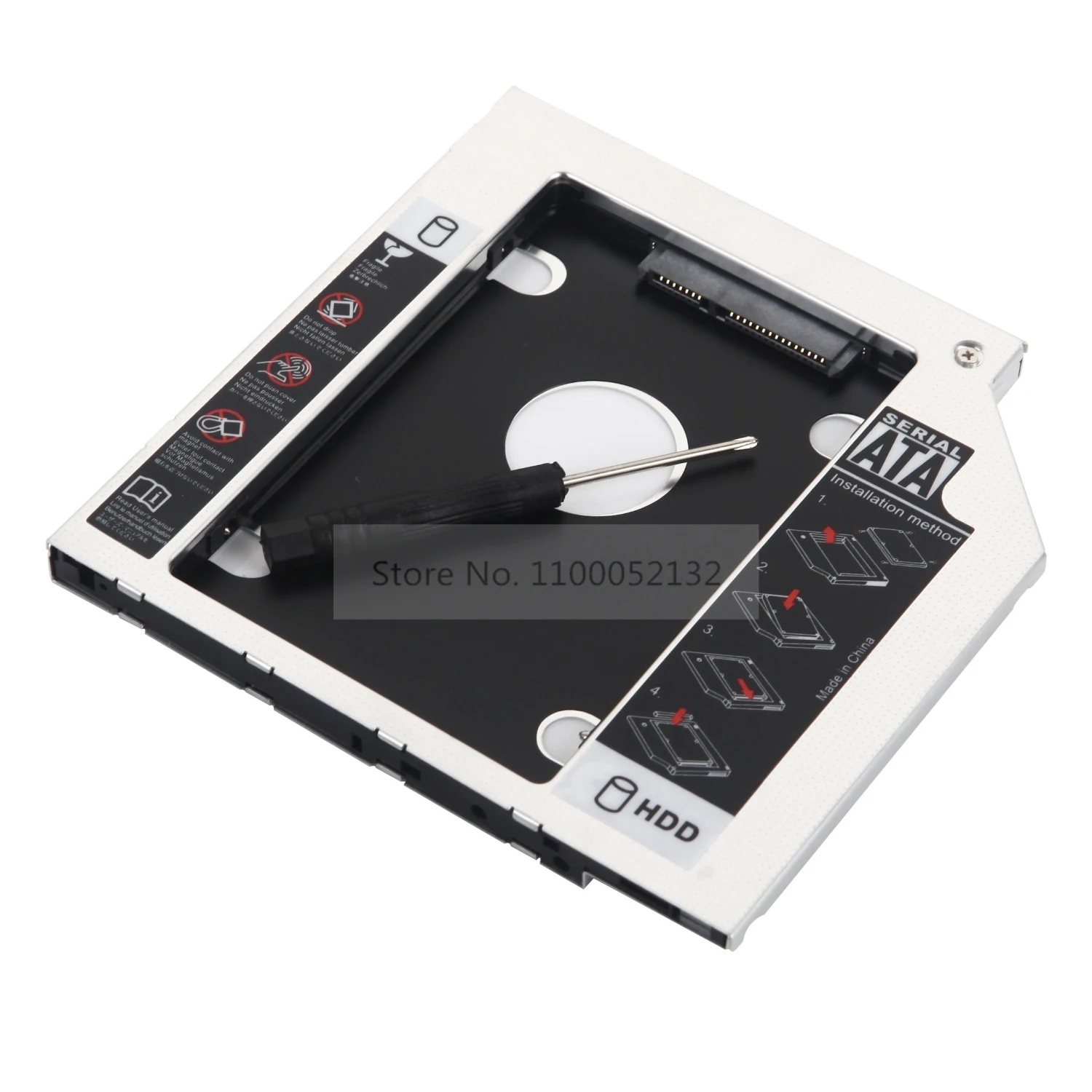 2-й жесткий диск HDD SSD корпус оптический Caddy Кронштейн Рамка SATA для Lenovo IP V310-15ISK 310-14IKB