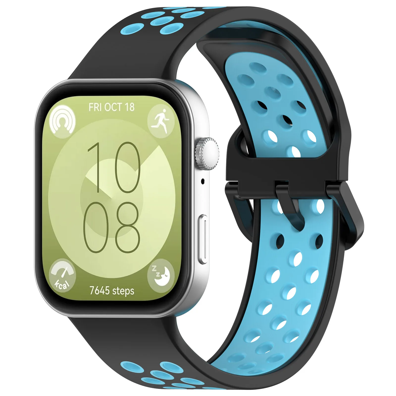 Breathable Silicone Strap for Smart Watch - Replaceable Bracelet Accessories Band Correa