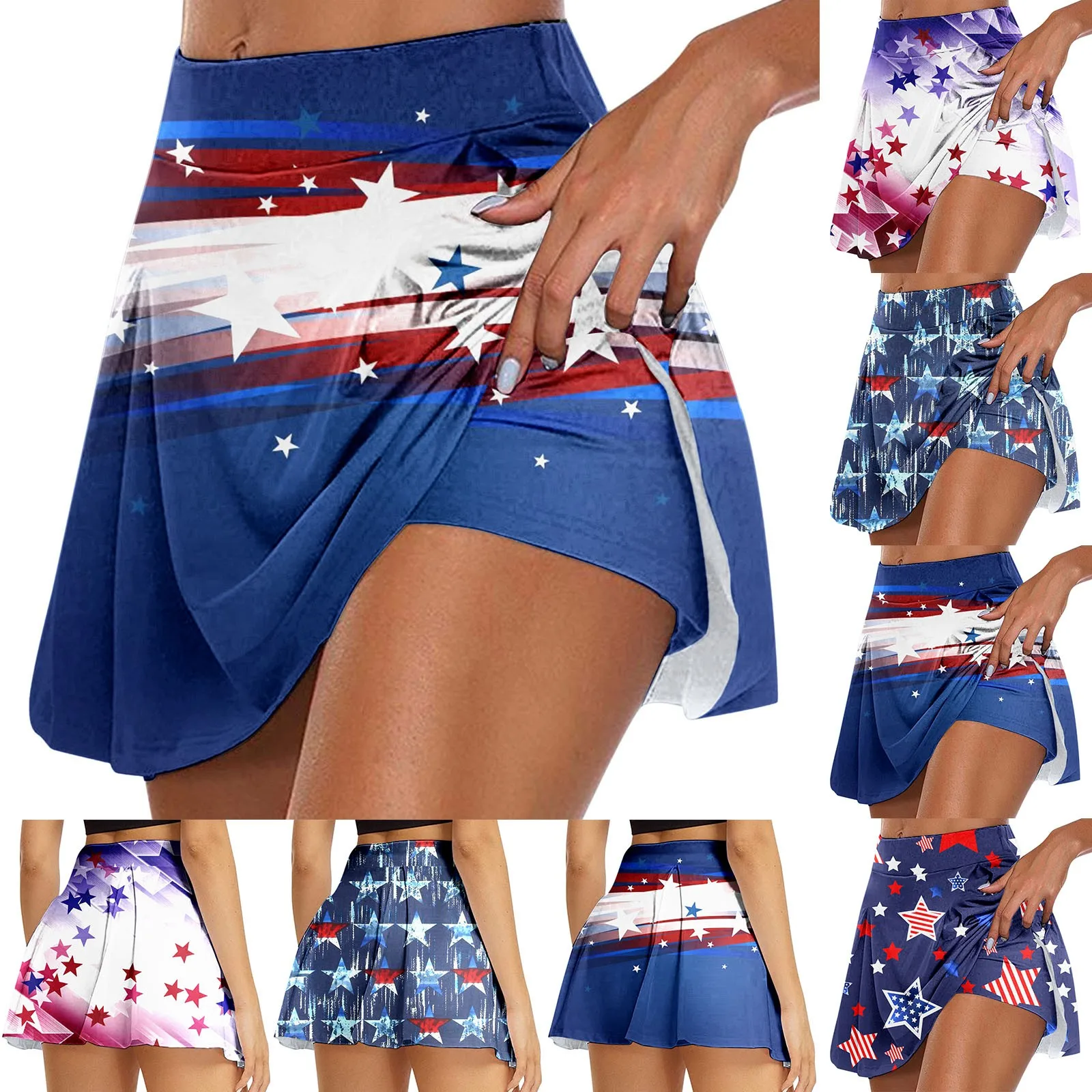 

Женская Спортивная юбка Skort, летняя дышащая юбка от пота, тенниса, бега, Спортивная юбка, повседневные женские шорты для йоги, фитнеса, бега на открытом воздухе