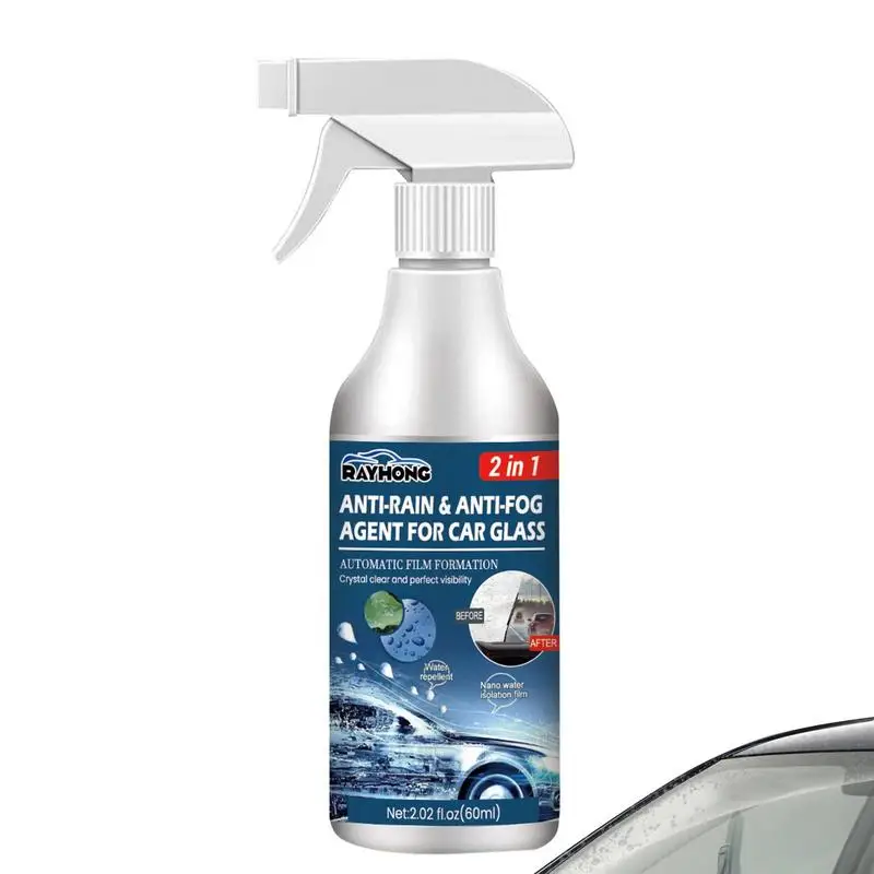 

Windshield Defogger Auto Glass Film Coating Agent 2 Fl Oz Automatic Film-forming Agent Effective On Lenses And Anti-Reflective