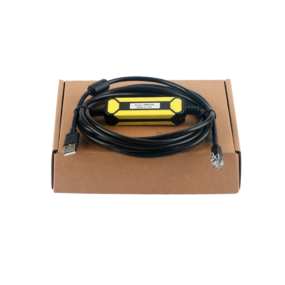 USB-VFD 프로그래밍 케이블 델타 VFD-E/EL/ED/CH2000 시리즈 주파수 변환기 VFD-USB01 RJ45 에 적합