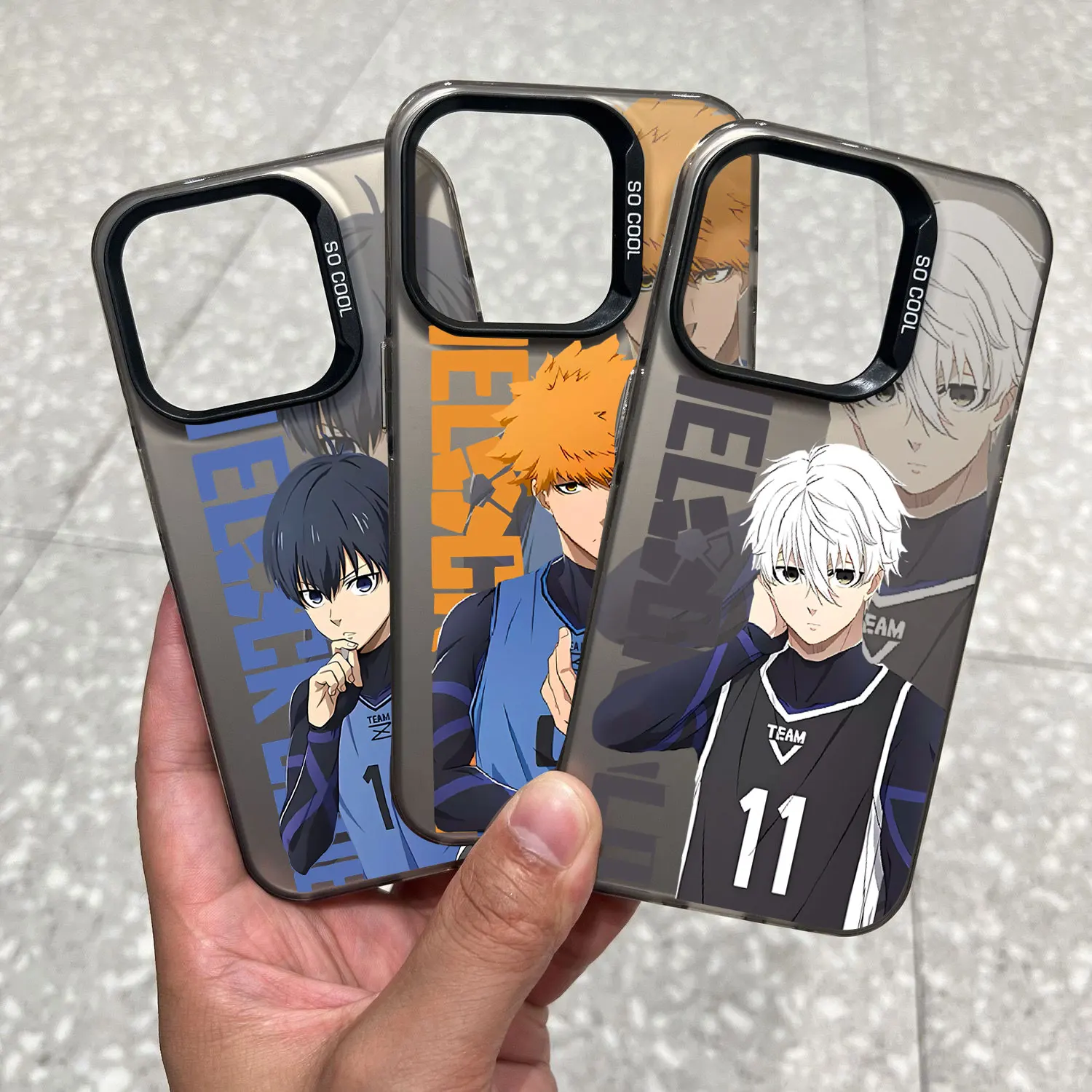 Hot Blood Blue Lock Matte Phone Case - Stylish and Durable Protection