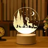 Romantic Love 3D Acrylic Led Lamp for Home Children's Night Light Table Lamp Birthday Party Decor Christmas Gifts Bedside Lamp 5