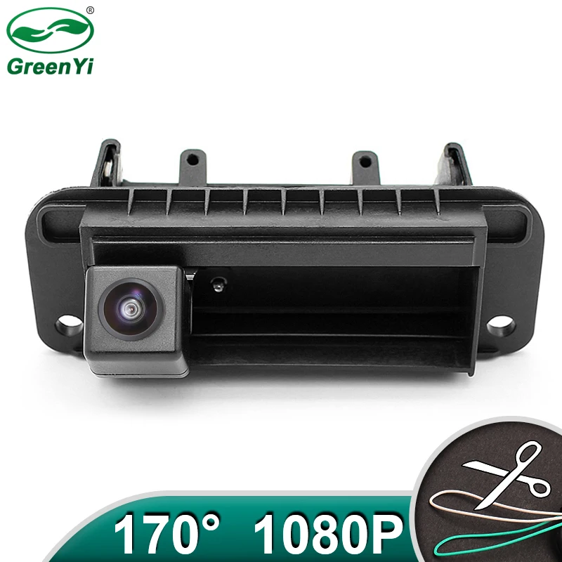 GreenYi HD AHD 1080P telecamera per maniglia del bagagliaio di