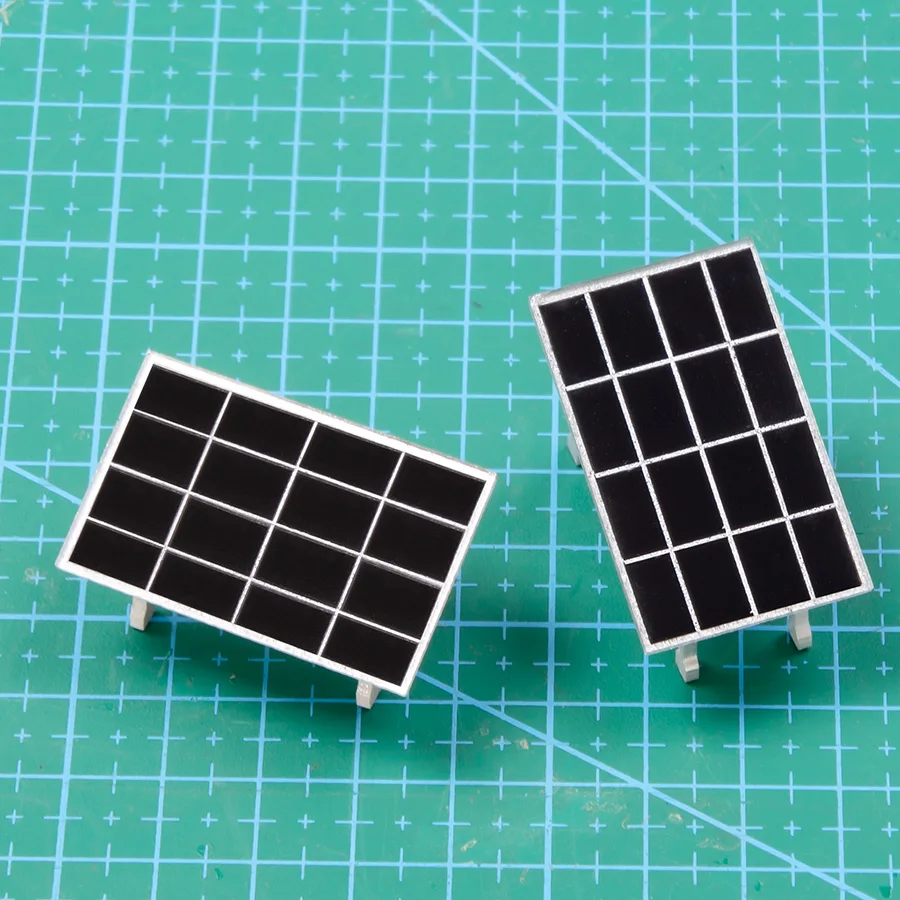 Miniature Solar Panel DIY Kit for Building House Roof Diorama