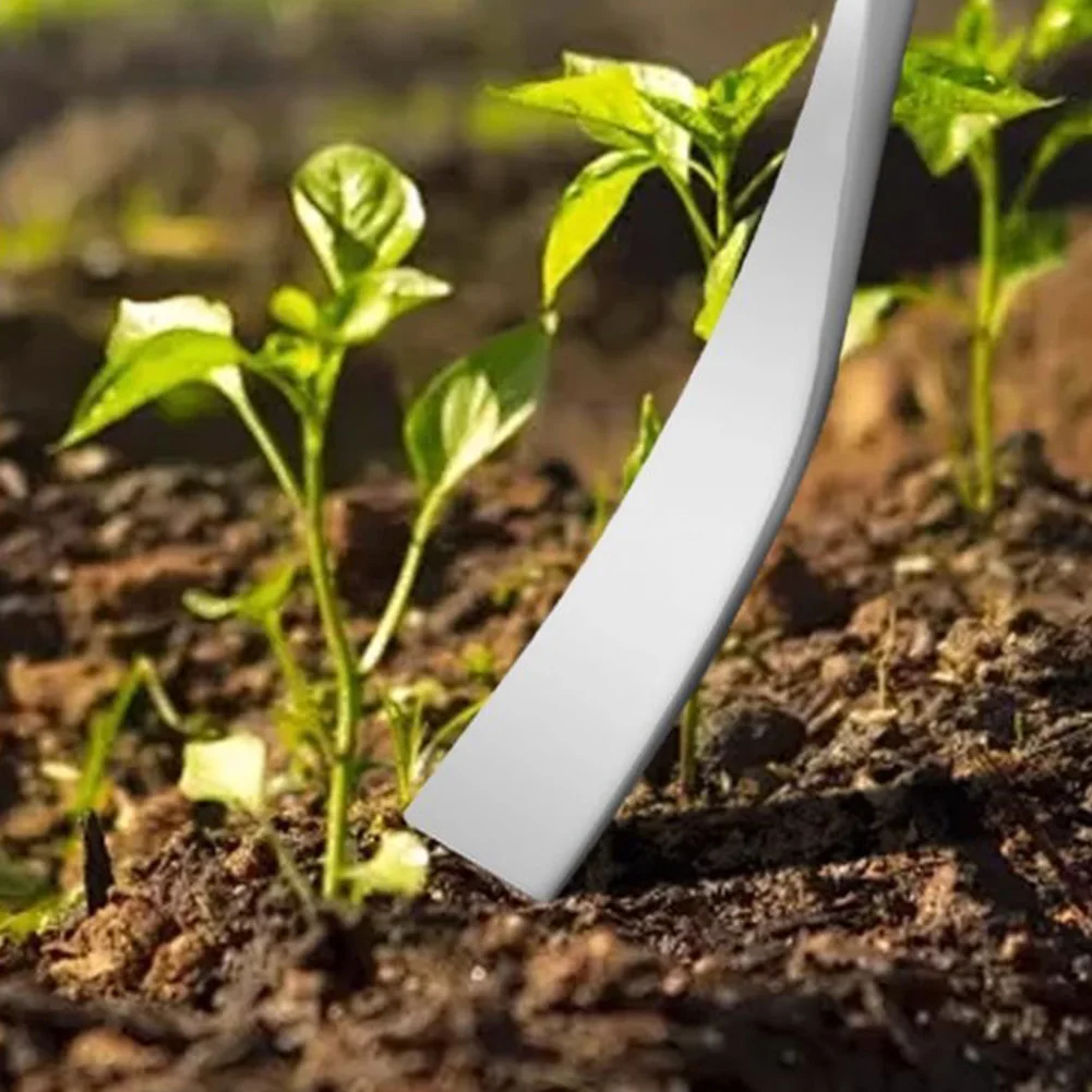 Garlic Digging Shovel Stainless Steel Dig Wild Herbs Shovel Garden Trowel for Digging Planting Flower Vegetable Beekeeping