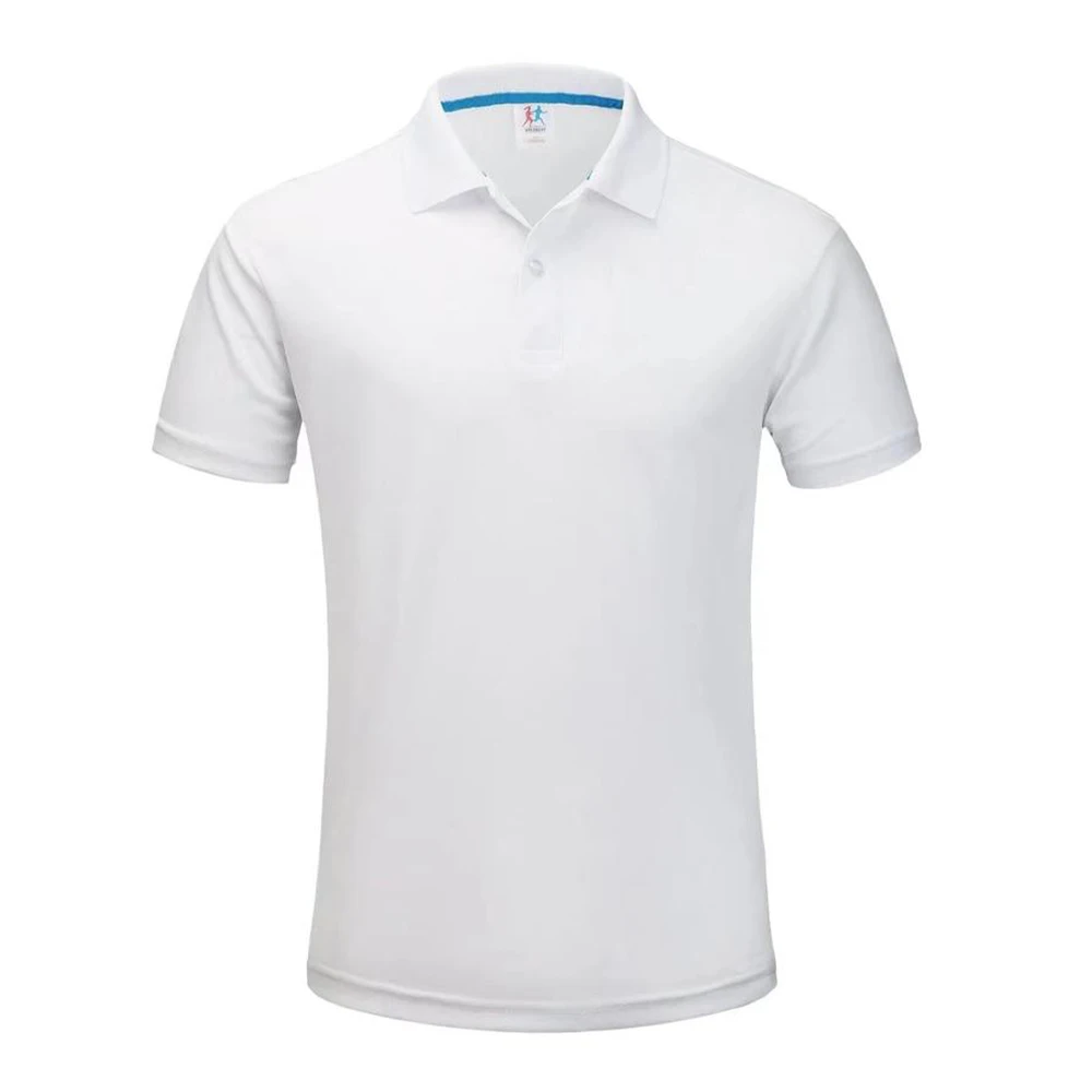 Blank Dry Fit Golf Shirts Men Breathable Polyester Quick Dry Polo T Shirt Unisex Sport Collar T-shirt Playeras Polos Pour Hommes