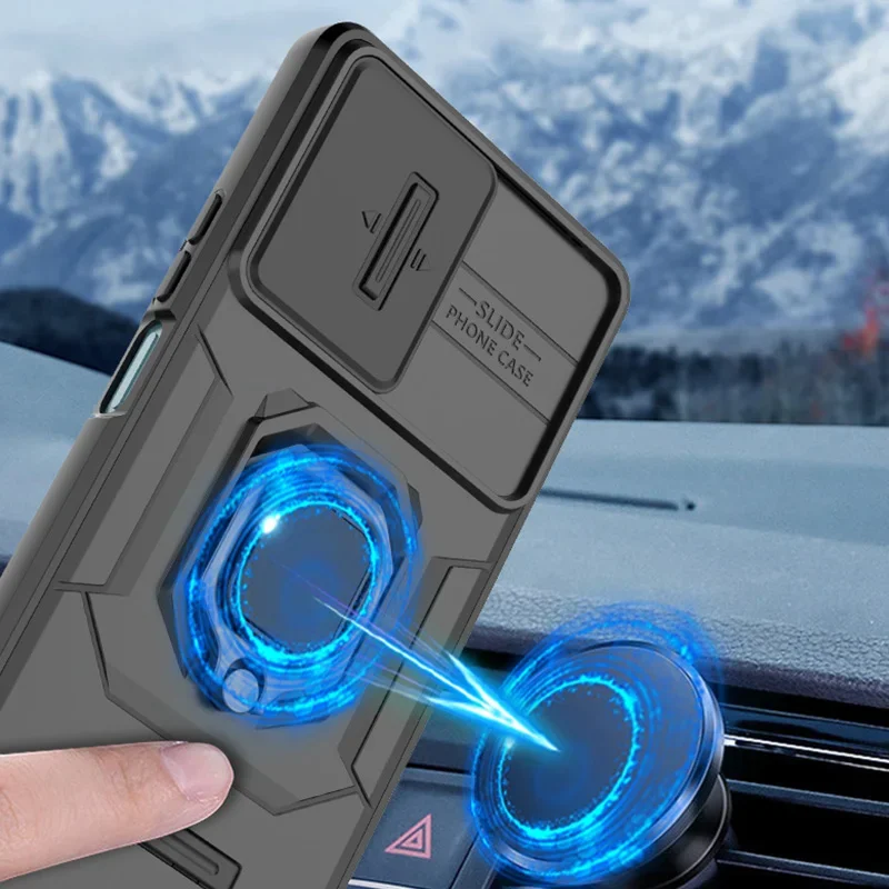 Shockproof Armor Slide Lens Camera Case – Durable Protection