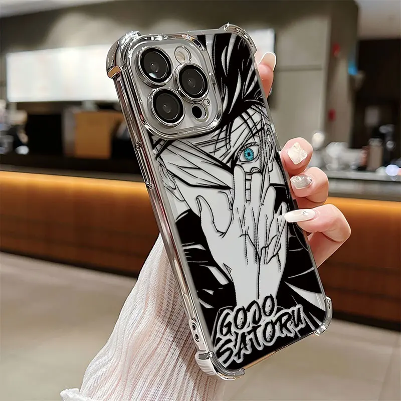 Anime Jujutsu Kaisen Gojo Plating Phone Case Cover