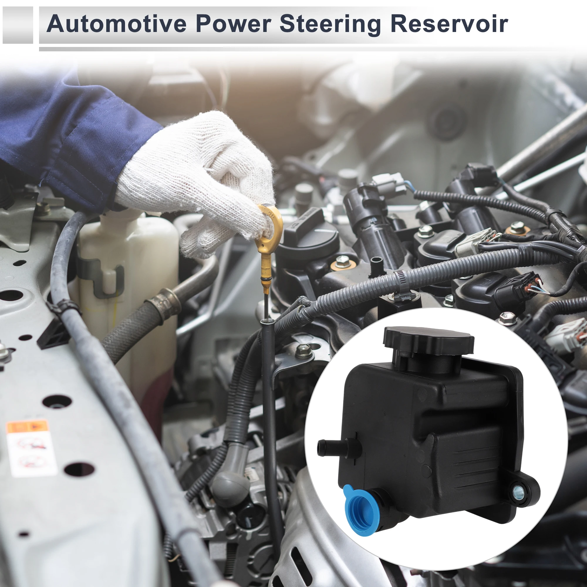 UXCELL Power Steering Reservoir for Chrysler Crossfire 2004 2005 2006 2007 2008 No.5098142AA