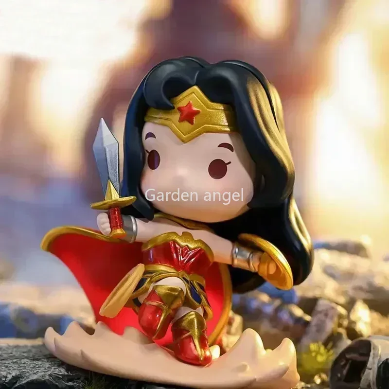 

POP MART DC Justice League Series World Blind Box Kawaii Doll Action Figure Toys Caixas Collectible Surprise Model Mystery Box