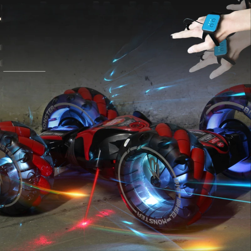 

2023 Remote Control Car Toys For Boys Rc Car Children Toys 4WD Gesture Induction Stunt Cars Electric Car Toy for Kids Boy Gift