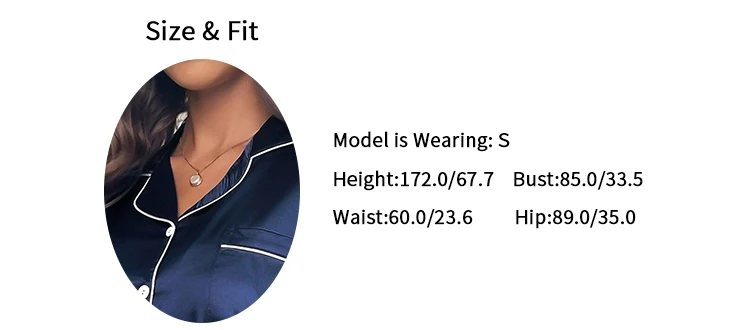 Sommer Seide Satin Frauen Pyjamas Set Button Down Top & Shorts 2 Stück Nachtwäsche gekerbten Kragen Nachtwäsche Lounge wear für Frauen – Detail 2