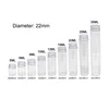 5ml 8ml 10ml 12ml 20ml 25ml 30ml Tiny Transparent Glass Bottles with Silver Aluminium Screw Cap Cute Jar Vials DIY Craft 100pcs 1