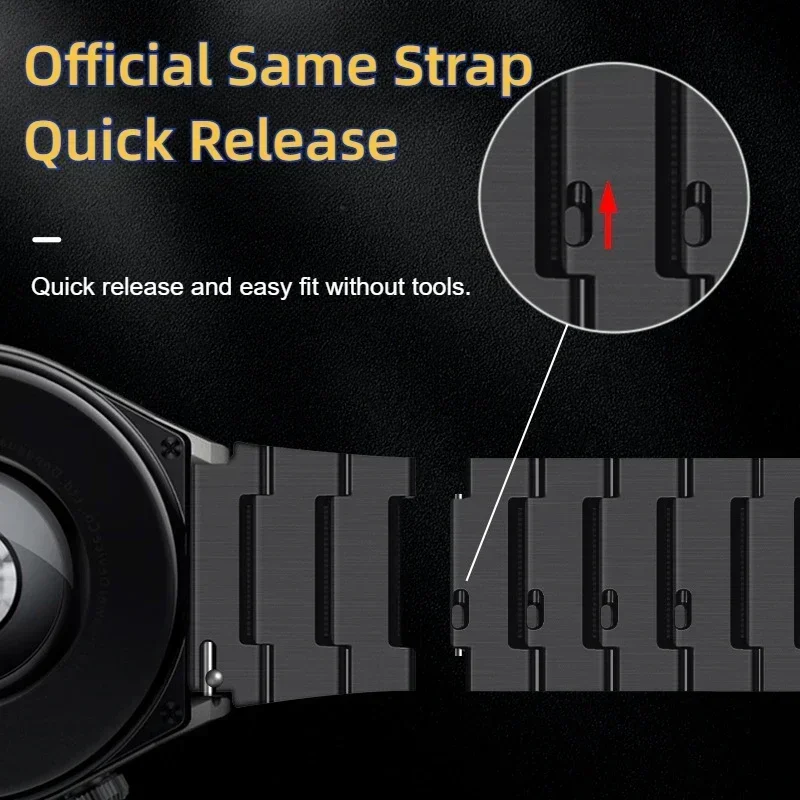 سبائك التيتانيوم الفرقة لهواوي ساعة 5 46 مللي متر...