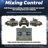 COOLBANK M5A1 U.S.A Stuart Light Tank Model 1/16 2.4G Military Vehicle Remote Control Crawler Tanks Children's Assembly Toy Gift 5