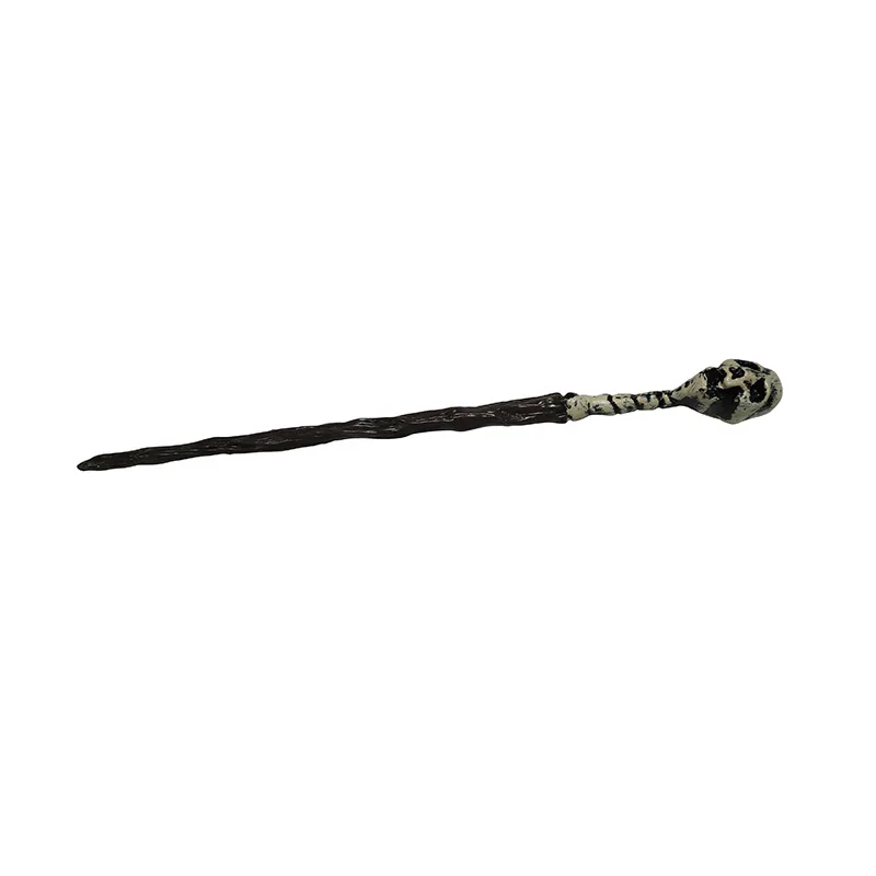 Halloween Festival Party Cosplay Magic Wand Snake Head Skull Scepter Walking Stick Toy Stage Props