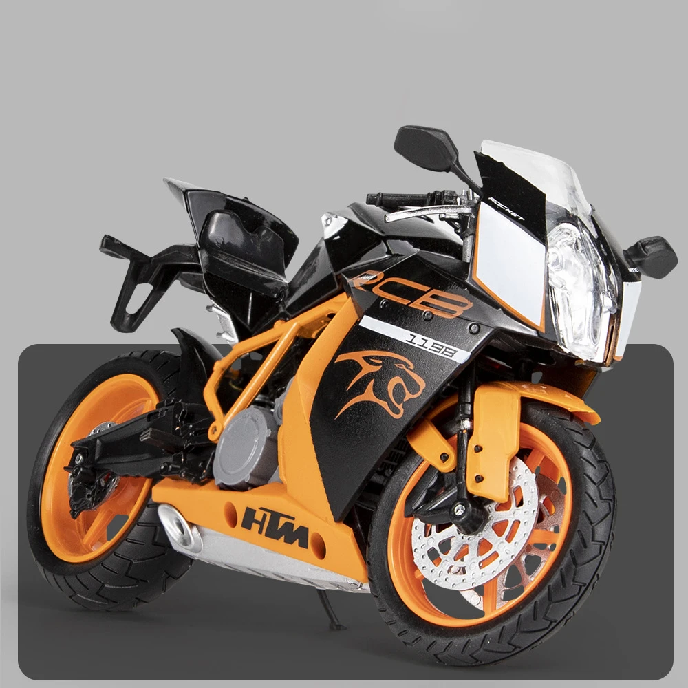 1:12 KTM RC8 Alloy Motorcycle Model Diecasts Sport Racing Moto Vehicles Decoration Ornaments Toys For Children Boys Gifts 4