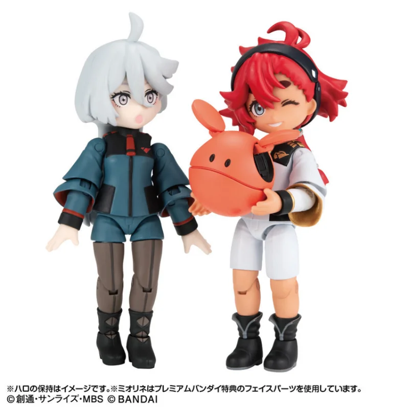 Фото Фигурка аниме Bandai Gashapon, оригинальная аниме экшн-фигурка для мальчиков, игрушка для мобильного телефона, Gundam Suletta Mercury MIORINE REMBRAN №2