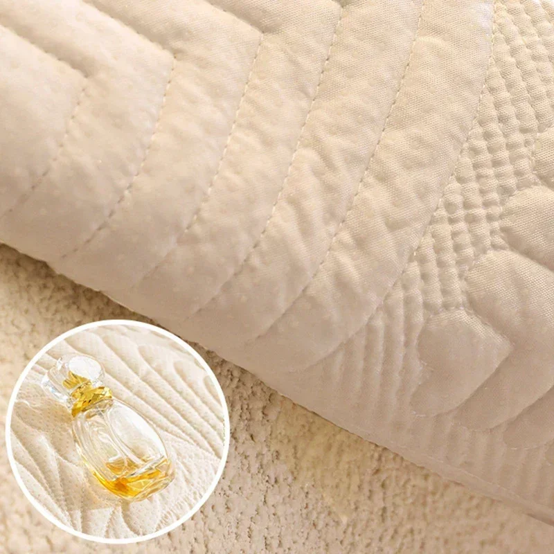 1PC Soft Velvet Sofa Cover for Living Room Winter Warm Leaves Sofa Towel Non-Slip Universal L Shaped Couch Slipcover Protector 2