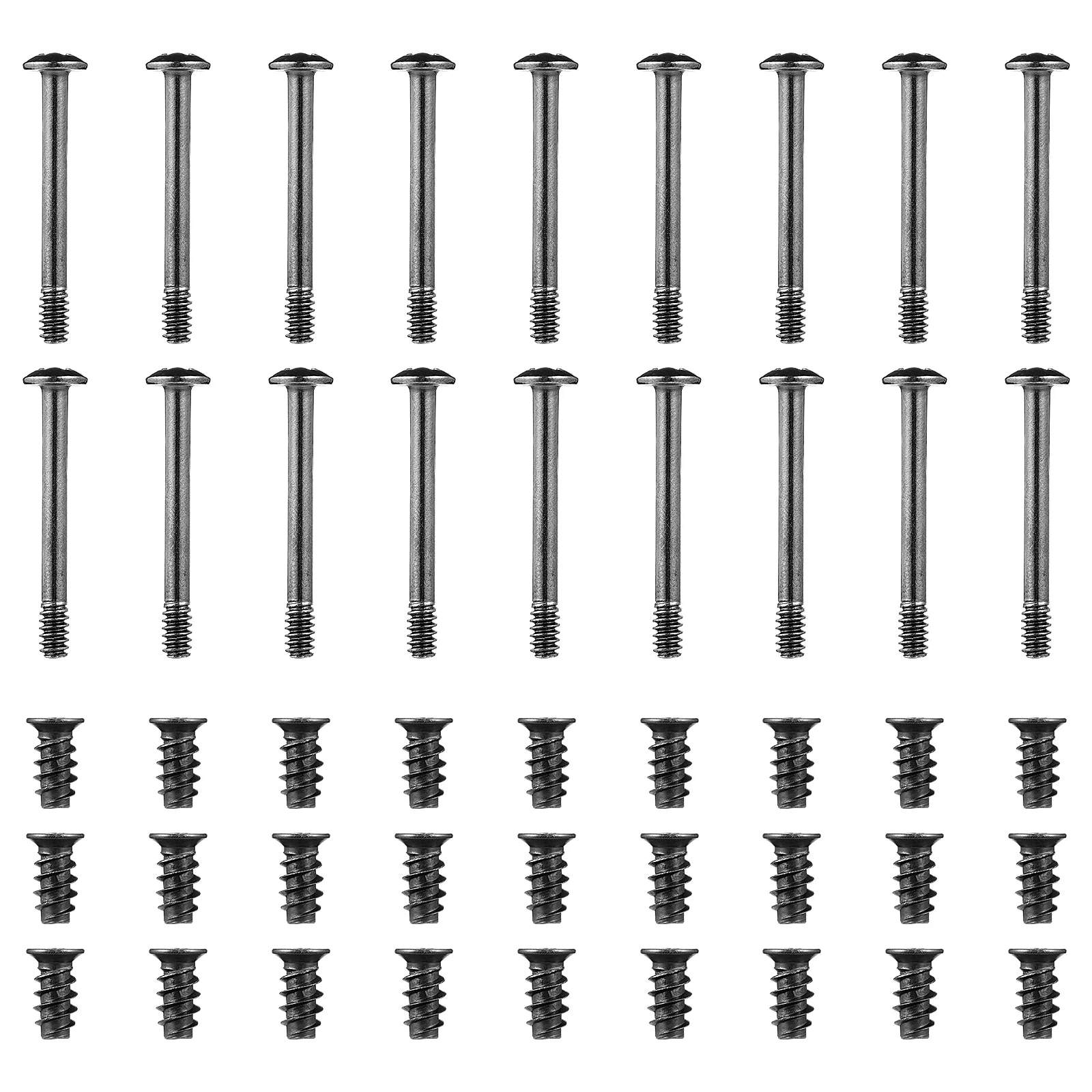 

60pcs Computer Cooling Fan Screws Case Fan Screws Kit Cooling Fan Screws Carbon Steel Screws Set