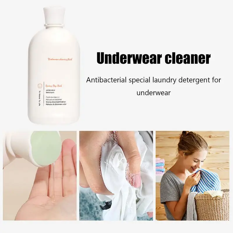 Laundry Detergent Women Men Underwear Cleaner 500ml Efficient Blood Stain Removal High Efficiency Wash Cleaning Detergent