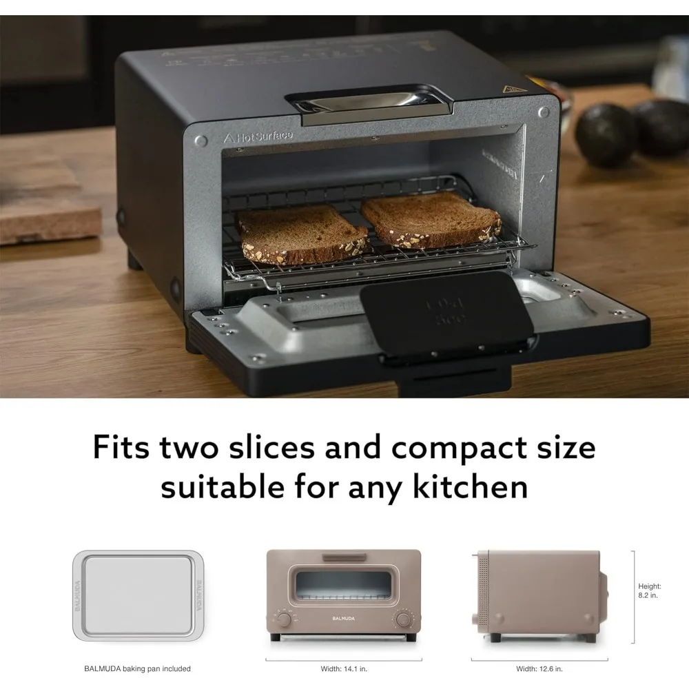 The Toaster | Steam Oven Toaster | 5 Cooking Modes - Sandwich Bread, Artisan Bread, Pizza, Pastry, Oven | Compact Design 6