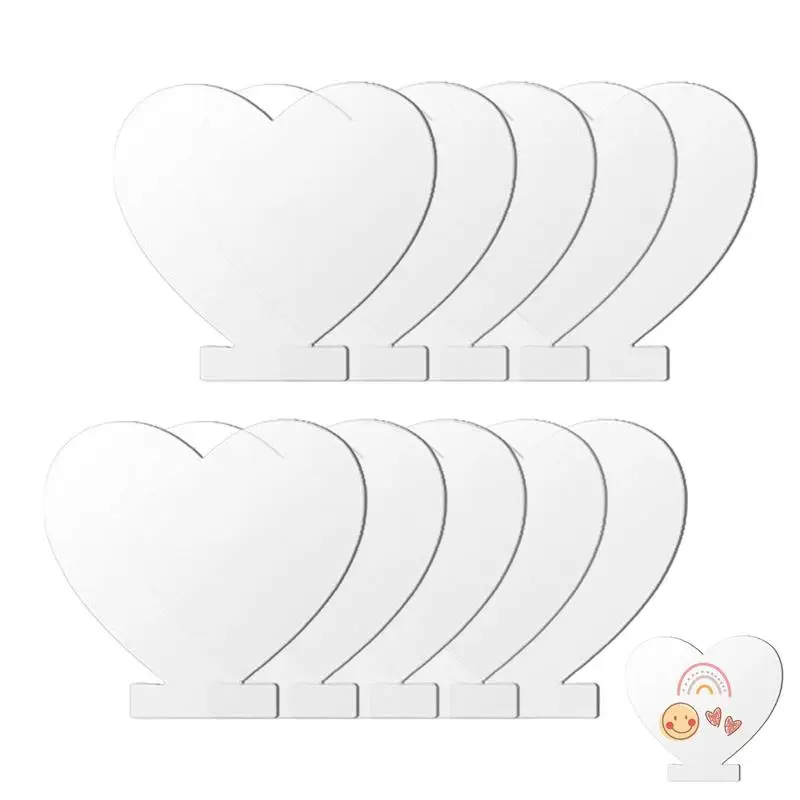 

Литой акриловый лист, 10 шт., квадратная и Круглая Панель, толстая плексиевая стеклянная доска, прямоугольная и круглая доска для вывесок, крафтовый дисплей