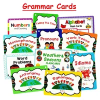 Montessori English Grammar Learning Cards Vocabulary Building Words Teacher Teaching Materials Kids Classroom Educational Toys 1