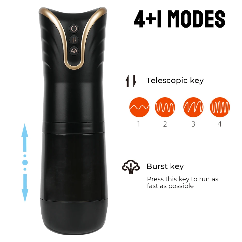 Stretching Vibrator Automatic Male Masturbator Spikes  Pump Artificial l For Men  Exerciser Glans Su               Gans_voghion.com