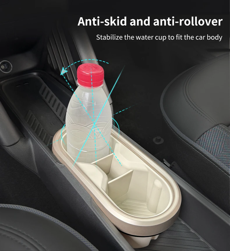 Auto Wasser Tasse Halter Für Mini Cooper E/SE J01 EV Aceman J05 Center Konsole Silikon Organizer Einsatz Lagerung box Auto Zubehör – Detail 8
